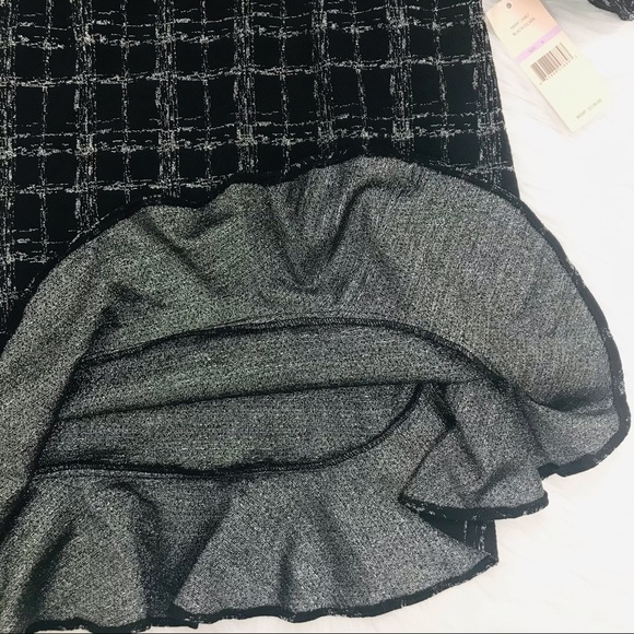 Nanette Lepore Metallic Flounce Fit & Flare Dress - Picture 5 of 16